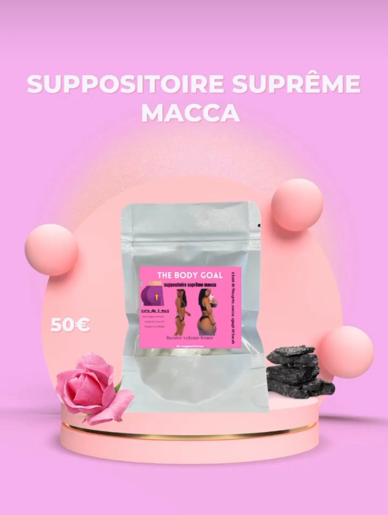 Suppositoires volume fesses hanches